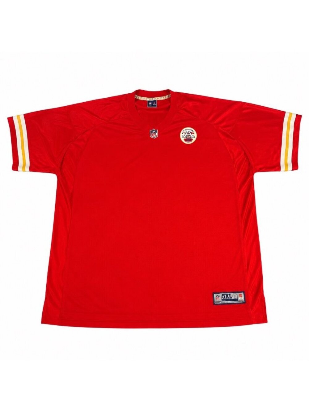 NFL Equipment Red Blank Jersey 5XL-T AFL Patch Vintage Oversized Streetwear loos